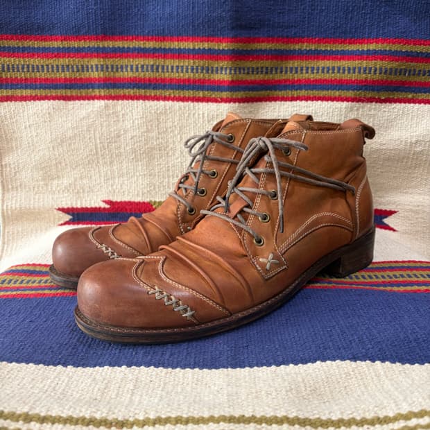 Whoop de doo grunge boots / 웨스턴 그런지 부츠