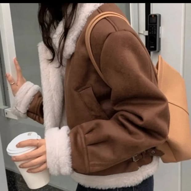 씨어 무스탕 숏무스탕 양털자켓 퍼자켓 퍼무스탕