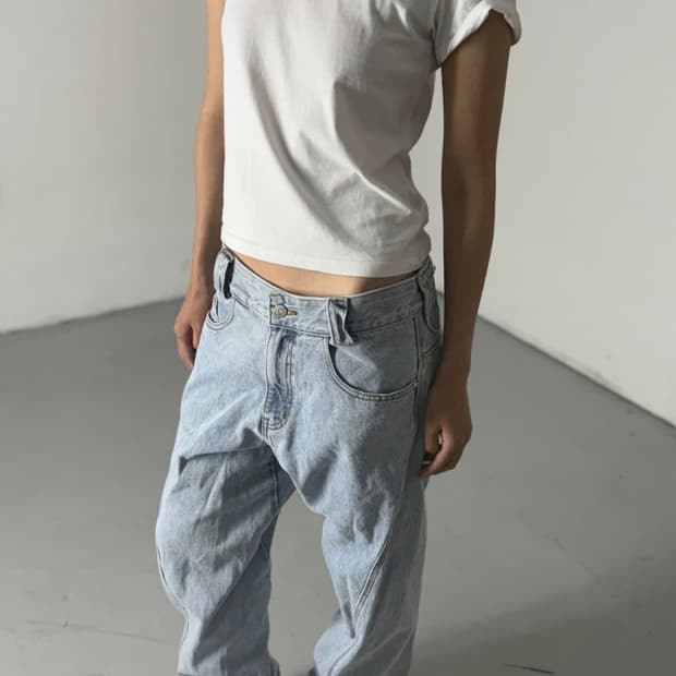 플라스틱프로덕트 드리프트데님팬츠