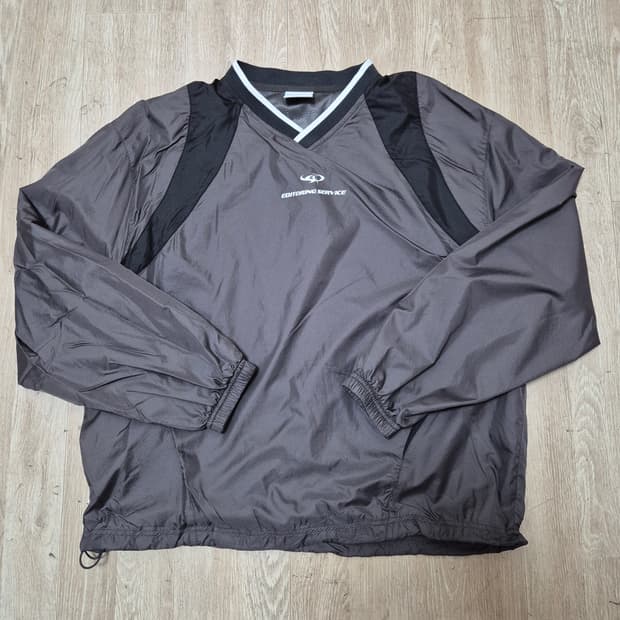 코드그라피 브이넥 풀오버 아노락 바람막이 긴팔