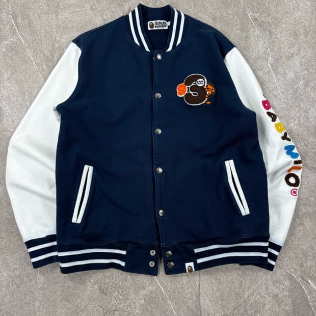  Bape Babe Milo Varsity Jacket   