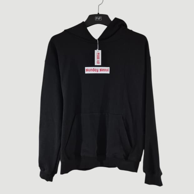 새상품[105~110]썬데이서울 그래픽 후드티