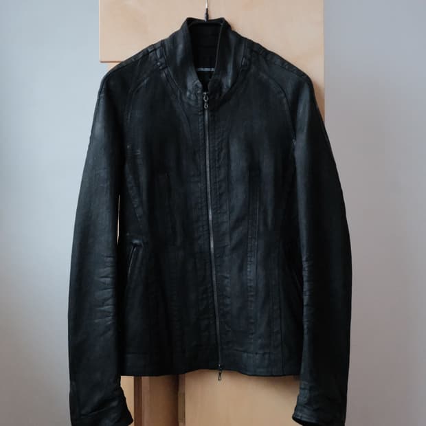 JULIUS Seamed Coated Jacket