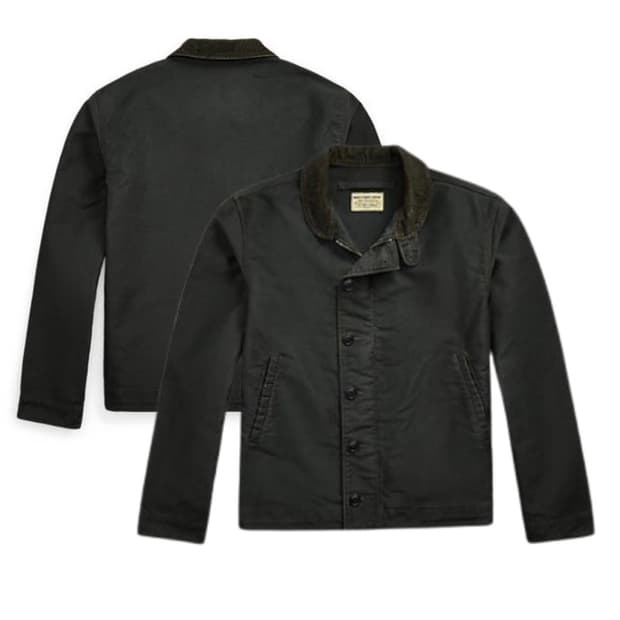 RRL 블랙 덱자켓 더블알엘 코듀로이 25fw