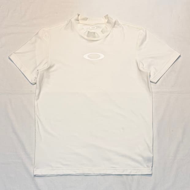 오클리 센터로고 기능성 티셔츠 화이트