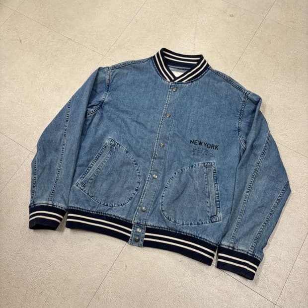 Jsny 데님 스타디움 자켓