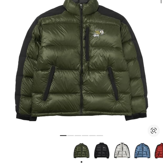 교환 M->S] 스투시 마운틴하드웨어 서브제로 다운 패딩 베이프 슈프림