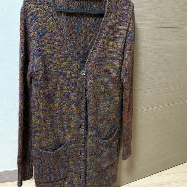 빈티지) 미사 임수정깔 롱 니트 가디건