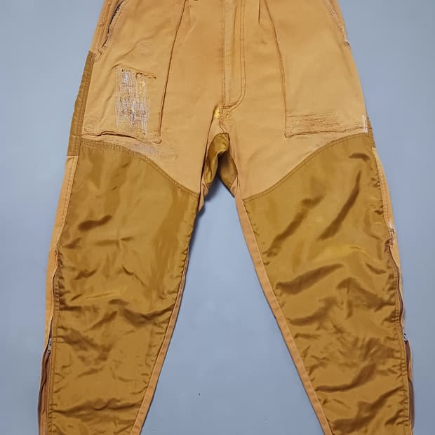 [33] 빈티지 투톤 데미지 워크웨어 카고 팬츠