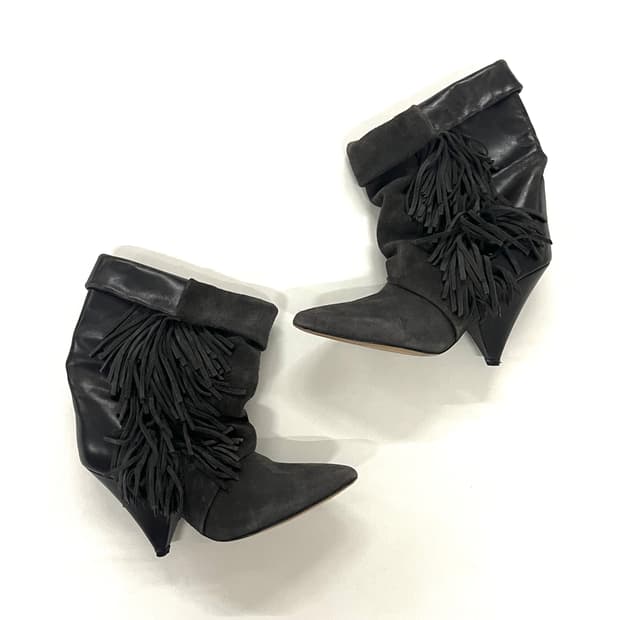 이자벨마랑 H&M 프린지 레더 부츠