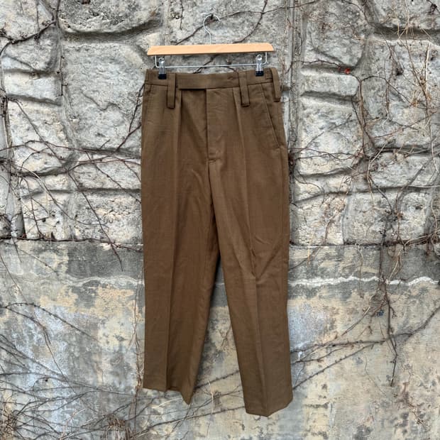 영국군 오리지널 배럭 드레스 트라우져 팬츠 브라운 30