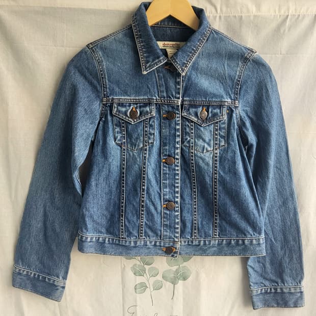 ABERCROMBIE & FITCH 아베크롬비 │ 여성용 L 데님 자켓