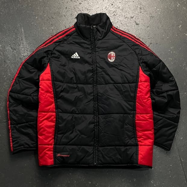 100 아디다스 AC밀란 경량패딩