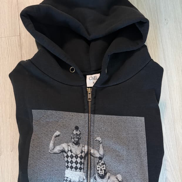 카멜 후드집업 XL