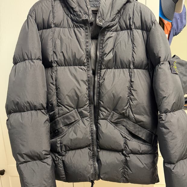 스톤아일랜드 크링클랩스 패딩 xl