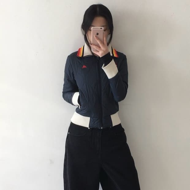 아디다스 웨이브 퀄팅 경량집업