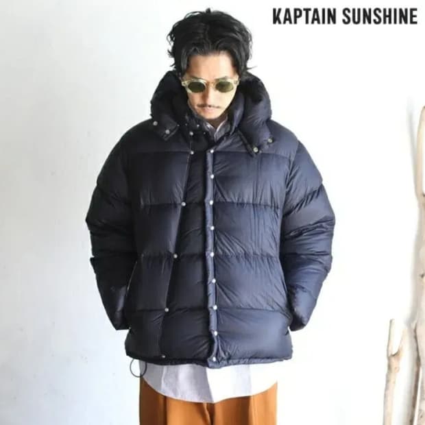 캡틴선샤인 23AW 몽블랑 패딩 네이비 38