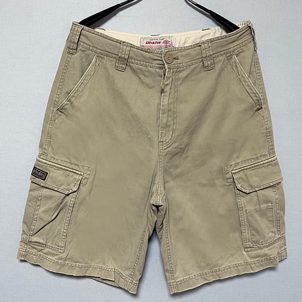 Dickies 디키즈 클래식 남자 5부 카고 반바지 베이지 M 30