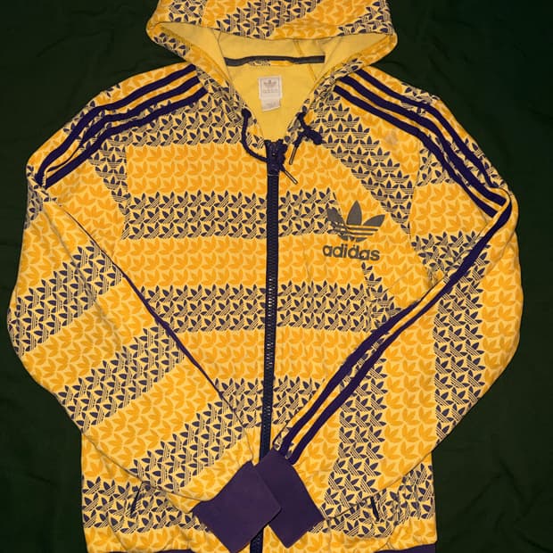 아디다스 파이어버드 트래포일 후드집업 95