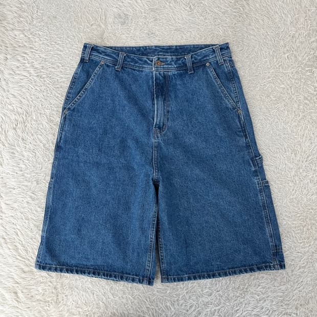 빈티지 카펜터 하프 데님 팬츠/#3638