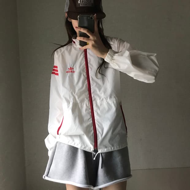 아디다스 80s 데상트 바람막이