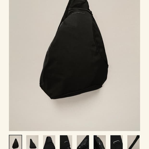 스무드무드 슬링백팩 슬링백 블랙