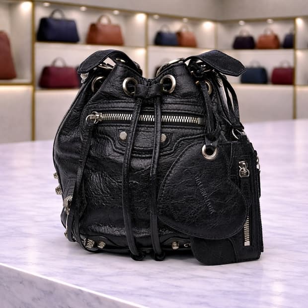 [A급] 발렌시아가 르 카골 램스킨 버킷백 XS 판매합니다!!!