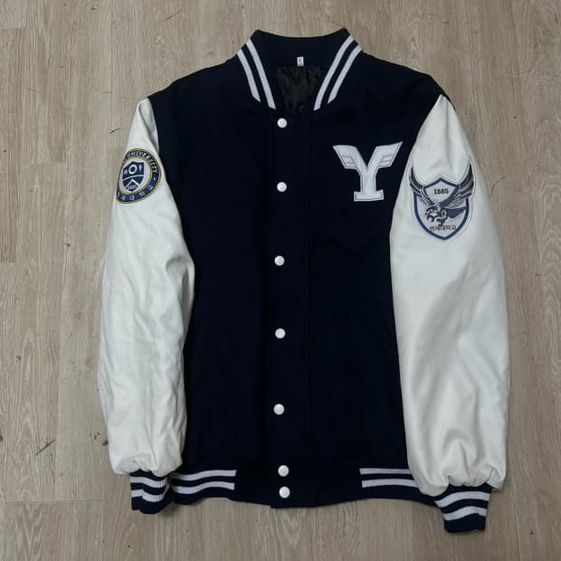 연세대학교 스타디움 바시티 학잠 과잠 [네이비] L/100