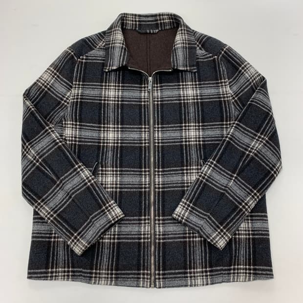 ZARA 자라 체크 모직자켓