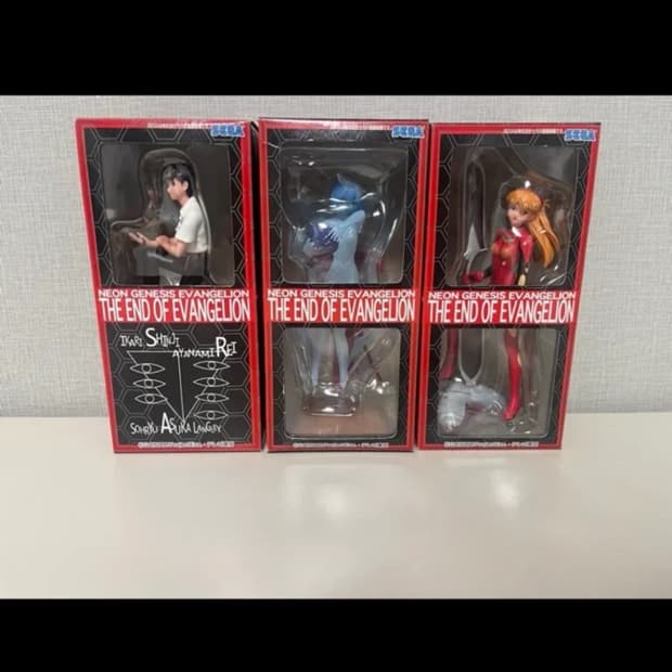 엔드 오브 에바(eoe) 에반게리온 피규어 일괄(릴리스, 아스카, 신지)