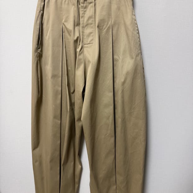 세이지 네이션 box pleat trouser