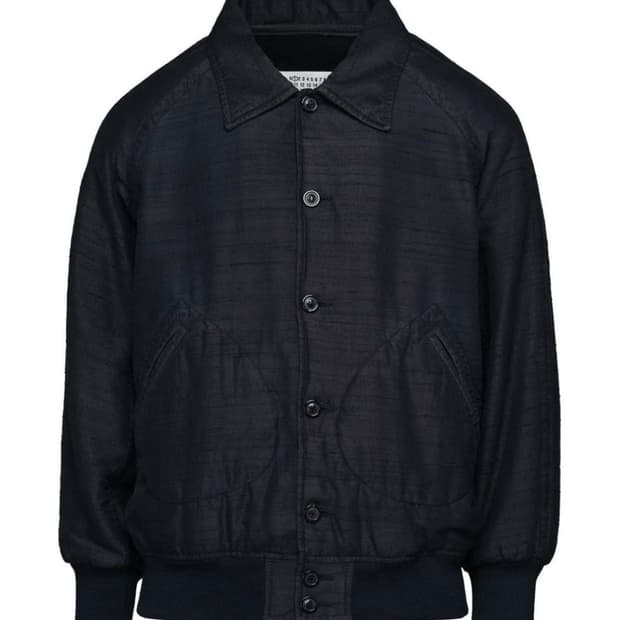 마르지엘라 실크 봄버 자켓