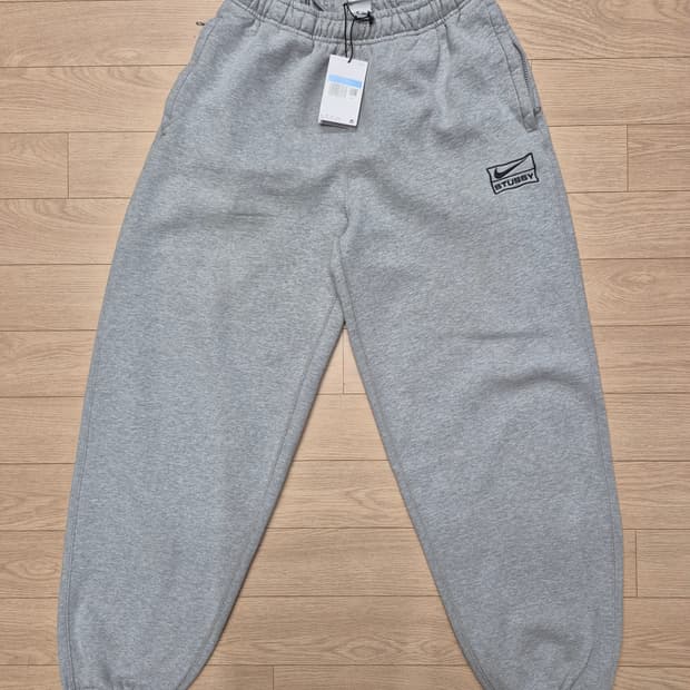 나이키 x 스투시 NRG 플리스 팬츠 다크 그레이 헤더