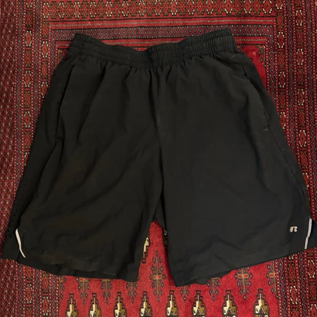 00s 러셀 러닝 팬츠 블랙