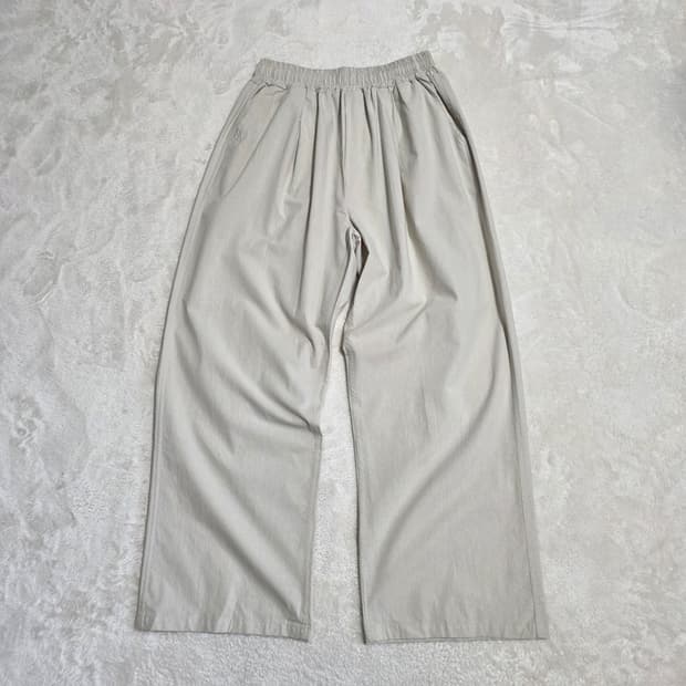 (L)WIT AND WONDER 밴딩 와이드 팬츠