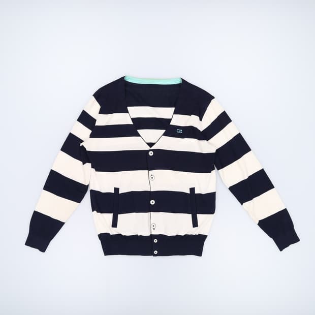 [100] 커터앤벅 골프 스트라이프 가디건 1103HR1