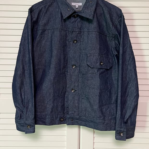 엔니어드가먼츠 데님 트러커 자켓