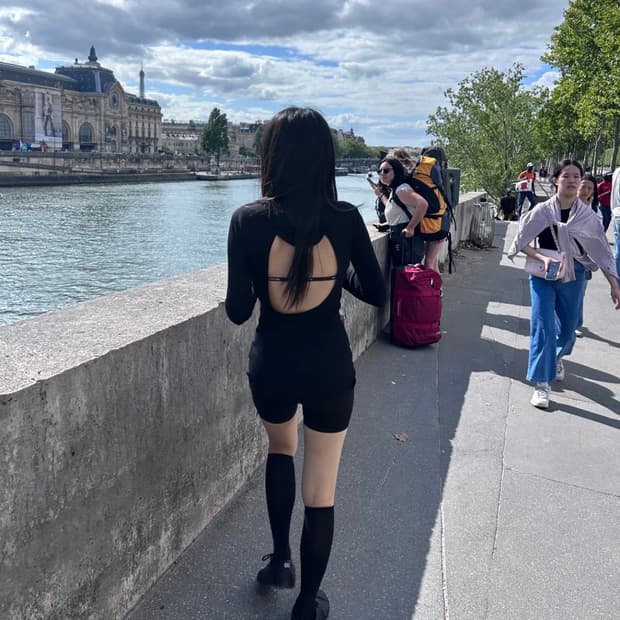 Dion lee 니트 오픈백 후드