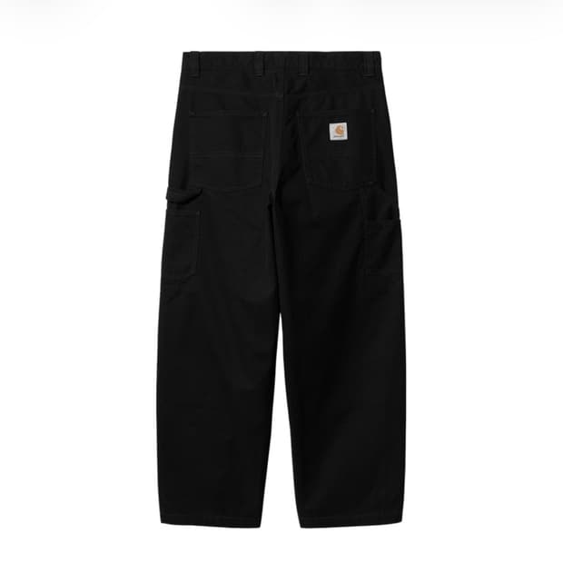 칼하트 wip 와이드 패널 팬츠 블랙