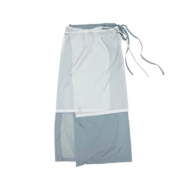 ACOC, See-Through Layered Wrap skirt