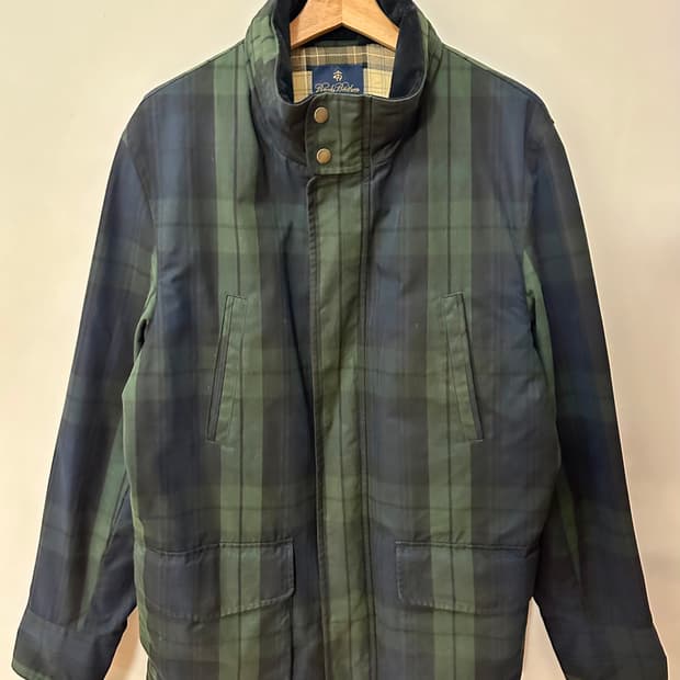 브룩브라더스 체크 자켓 M