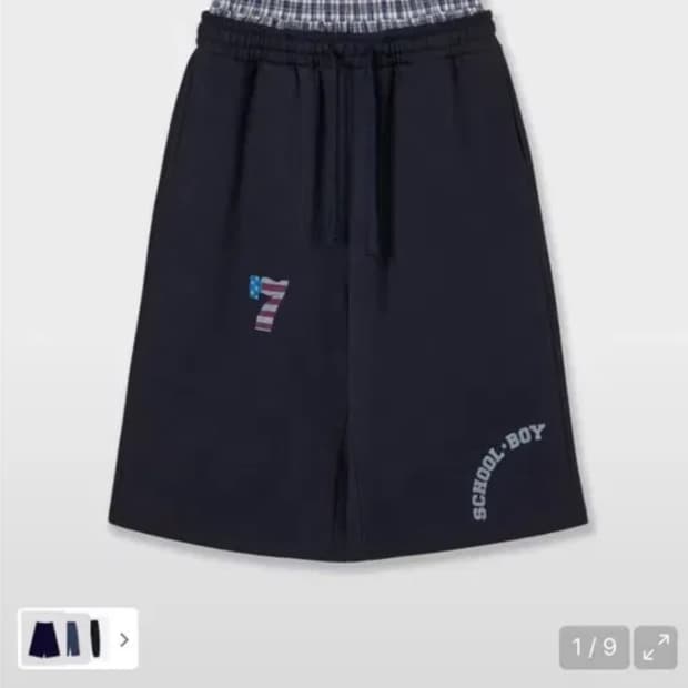 aeae 트렁크 레이어드 스웻쇼츠 버뮤다 반바지