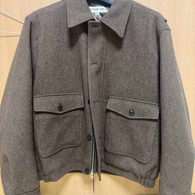 애프터 프레이 a-2 울 블루종(브라운) 옷걸이 포함