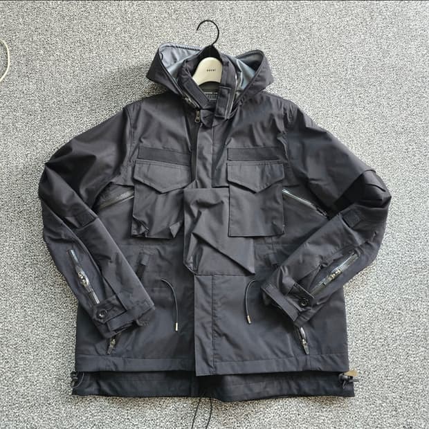 [S / 95] 사카이 x 아크로님 필드 자켓 블랙