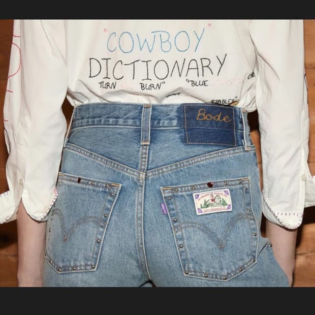 Bode × levi's jeans(새상품)