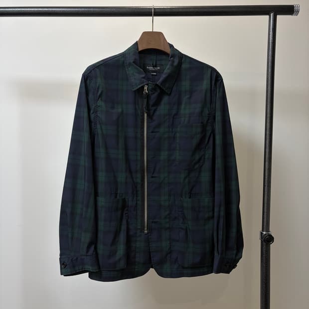 (XL) eastlougue 이스트로그 타탄체크 블랙와치 자켓