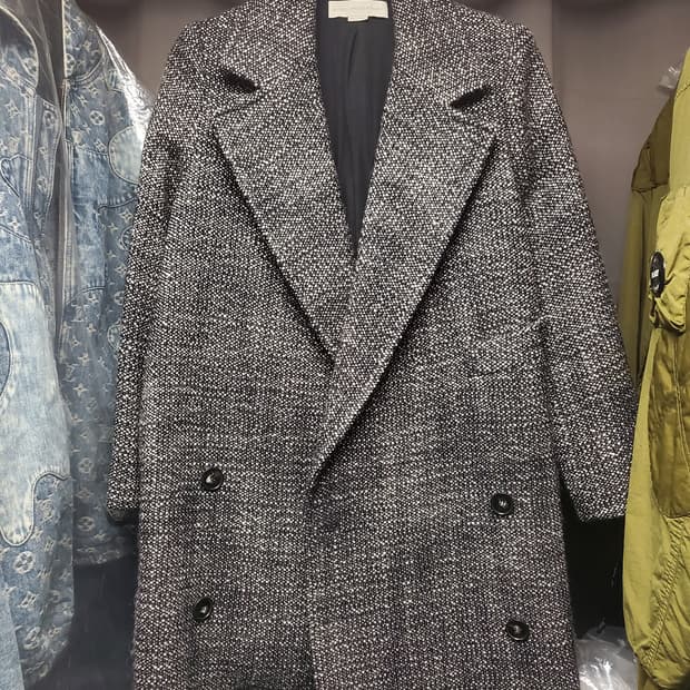 스텔라맥카트니 트위드 더블오버코트