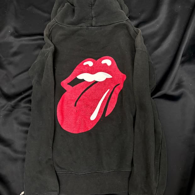 [The Rolling Stones] Logo Back Print Ove