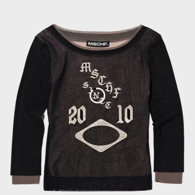 삽니다) 미스치프 보트넥 메시 탑 