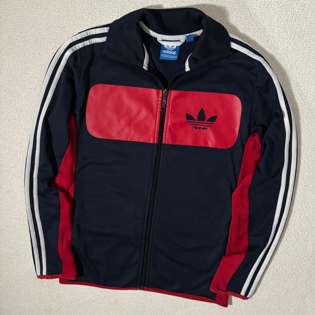 아디다스 파이어버드 스트릿다이버 네이비 레드 화이트 포인트 져지